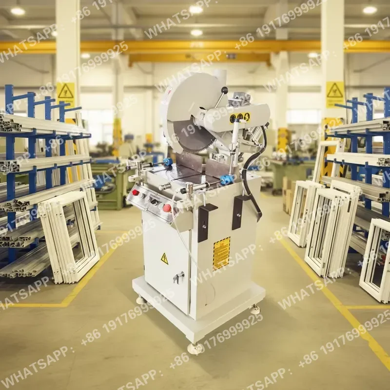 High-Accuracy Single Head Mitre Angle Profile Saw for Window Frame Making Aluminum Cutting Machine