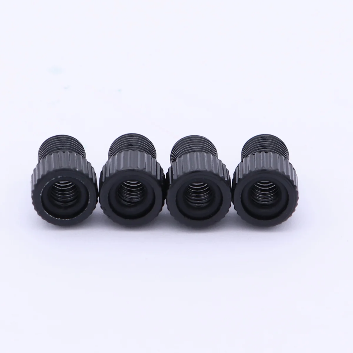 

4 PCS Aluminum Alloy French to Schrader Adapters Converters Road Bike Mountain Bike Tube Pump Air Compressor Adapter