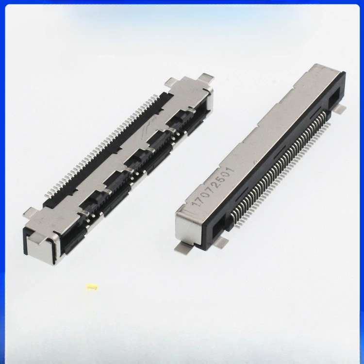 LVDS connector 0.5 spacing 41P 51P height 3.75 horizontal patch FPC/FFC connector