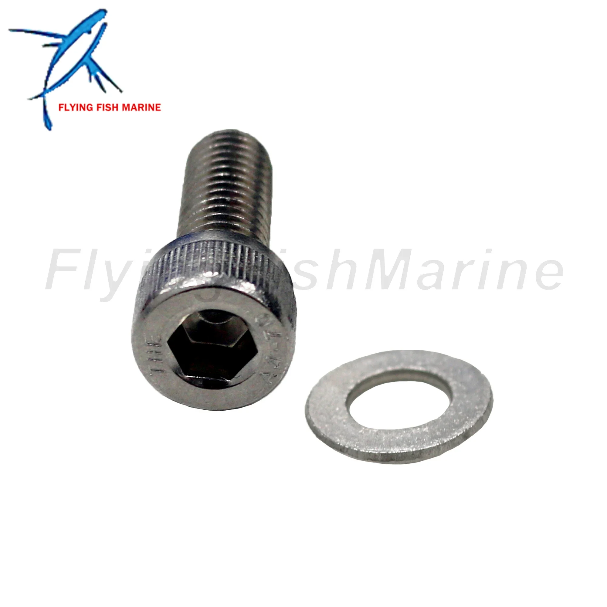 

Outboard Motor 09116-08137 Trim Tab Anode Screw Bolt for Suzuki 8HP 9.9HP-250HP, 5034400 for Evinrude Johnson OMC BRP