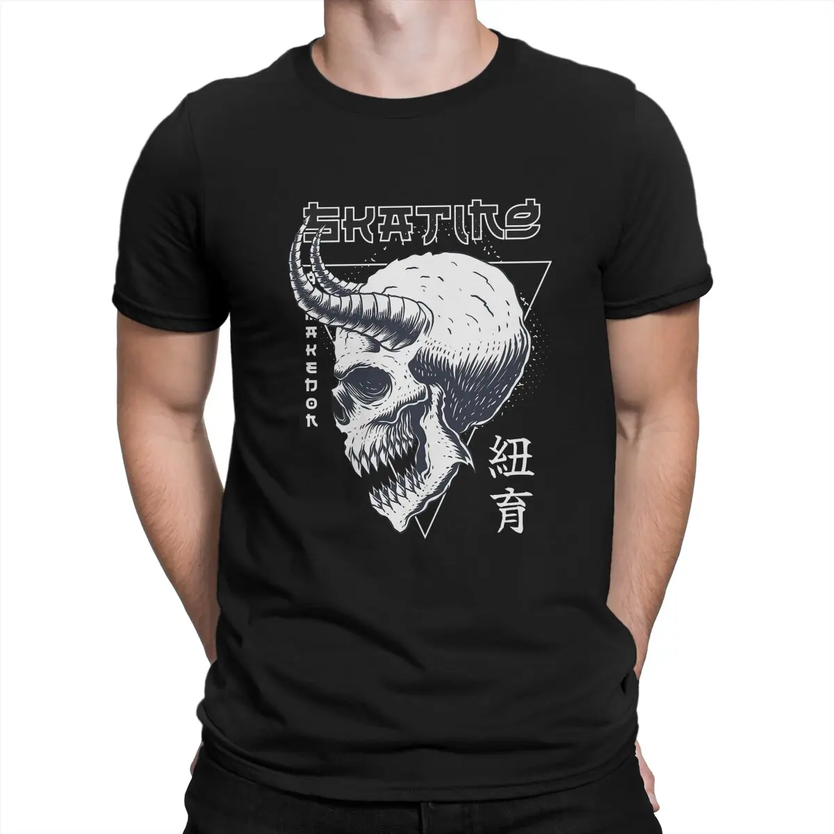 Skating Skull Unique TShirt Skating Board Casual T Shirt Summer Stuff For Men Women