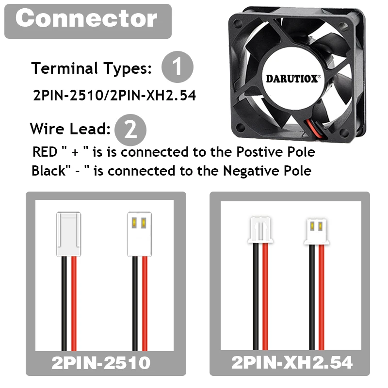 2 peças dc 5v 12v 24v 60mm 60x60x25mm ventilador de refrigeração 6025 pc computador cooler ventilador axial ventilador da luva do fã fãs da indústria do rolamento de esferas