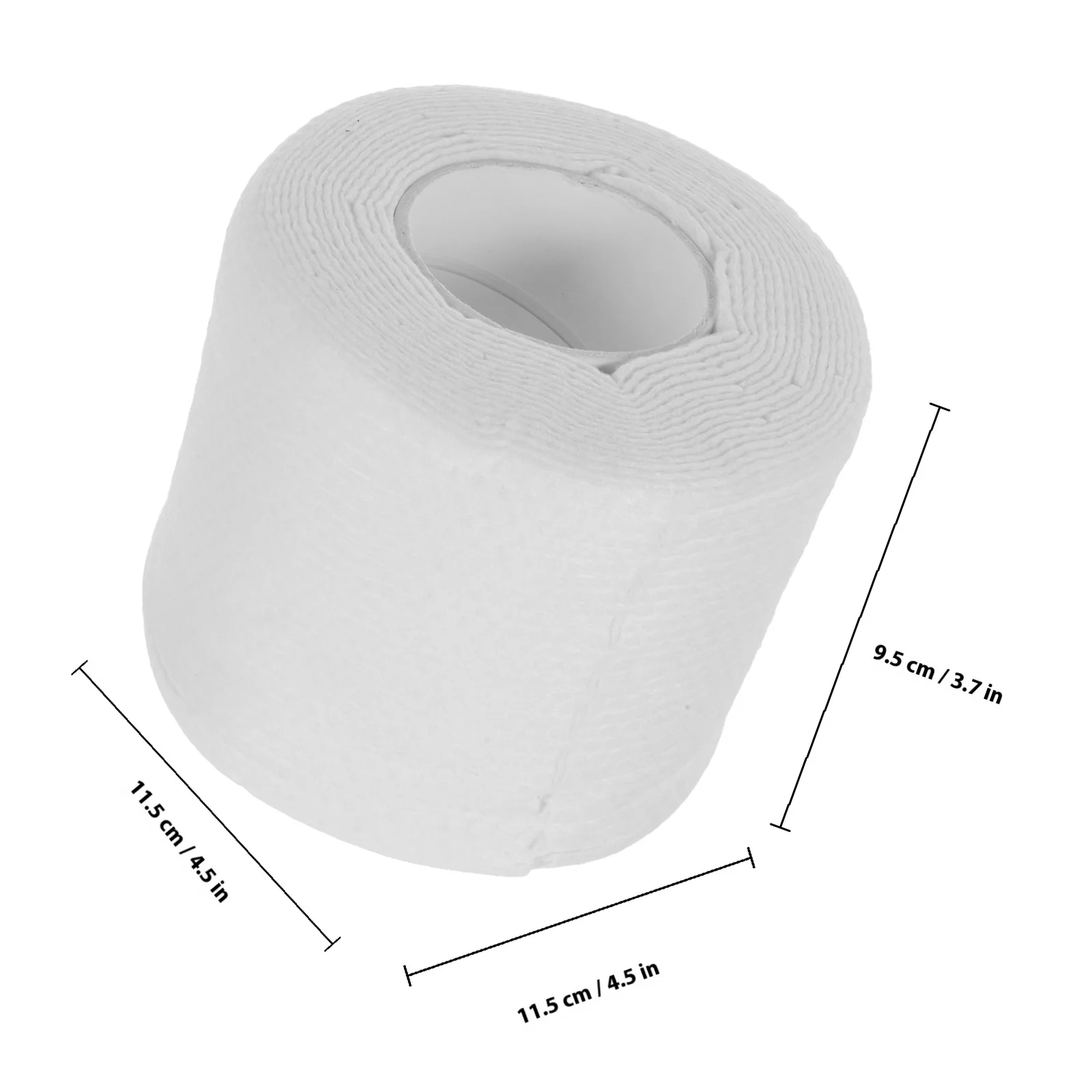 Asciugamano per il viso usa e getta ispessente Asciugamano per il viso in morbido cotone per la rimozione del trucco Uso quotidiano Asciugamano per il viso in cotone da 1 rotolo