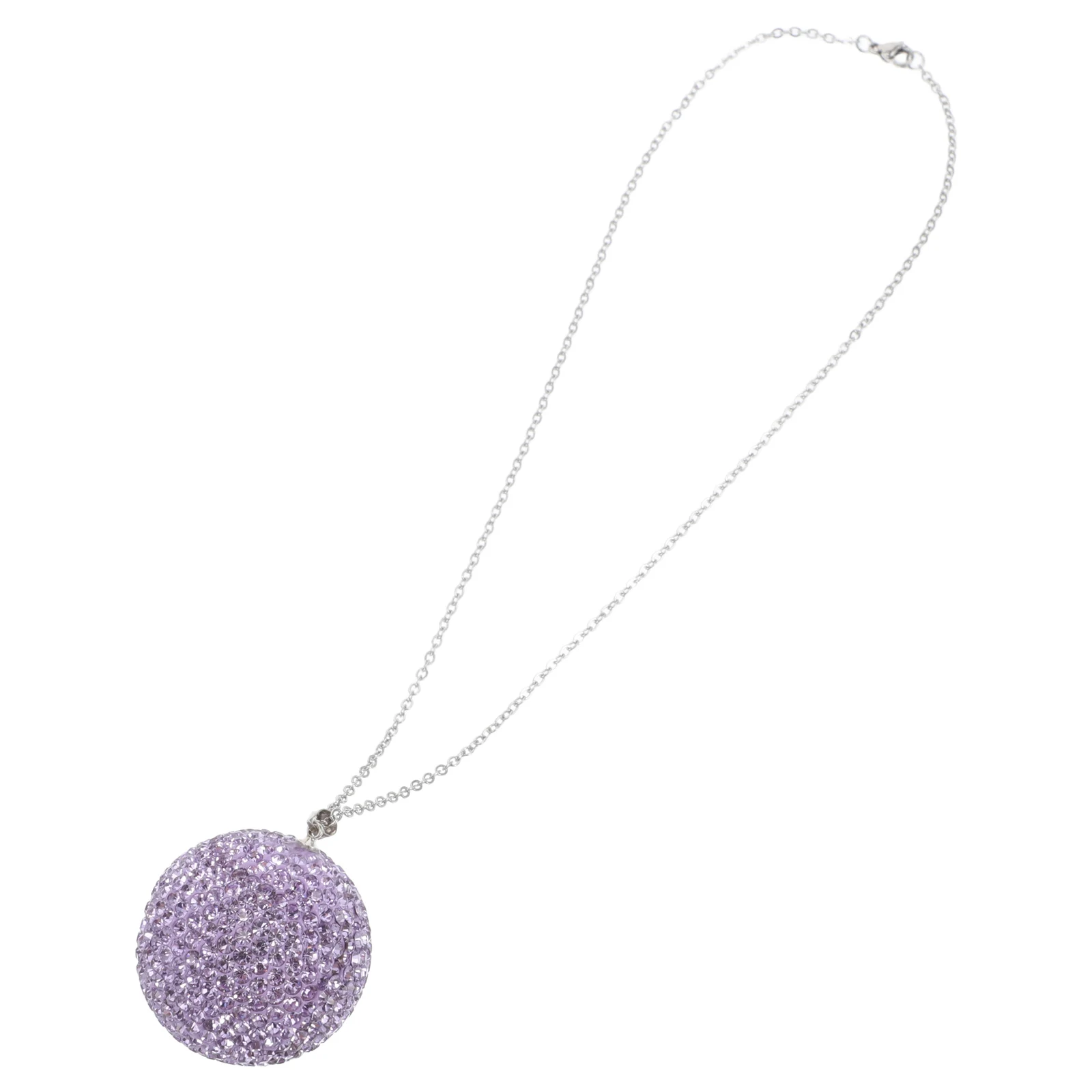 

Bling Crystal Ball Car Hanging Ornament Rhinestone Rear View Mirror Decor Durable Elegant Spherical Design Easy Installation