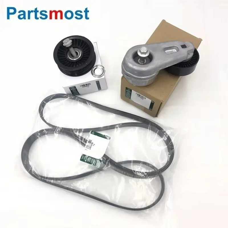 

5.0L V8 Drive Belt Idler pulley Tensioner for Land Rover Discovery LR4 Range Rover RR Sport LR064185 LR035544 LR086058 LR035546