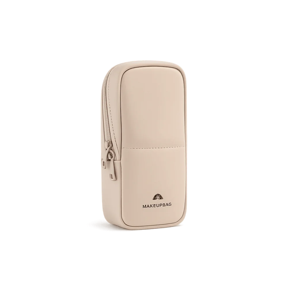 

Women Waterproof Makeup Brush Bag Large Capacity Multi-Compartment Pen Storage Organizer Case Zipper PU Toiletry Bag Bath Use