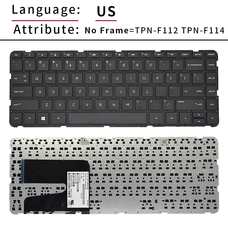 US/RU Russian Laptop Keyboard For HP Pavilion 14-N G14-A003TX 14-R217TX TPN-Q131 TPN-Q129 TPN-F112 TPN-F114 248 245 240 246 G3