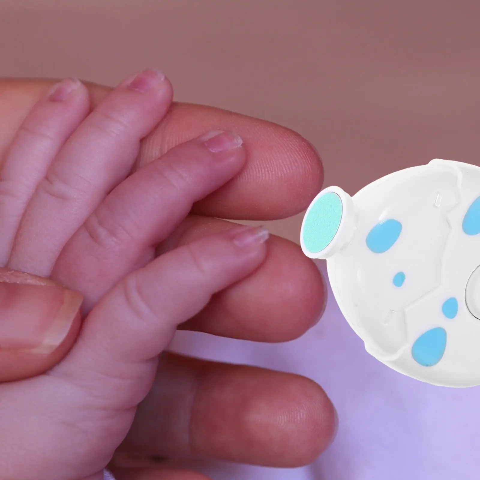 Baby Electric Nail Trimmer Cute Egg Design Nail Polisher Newborn Infant Toddler Fingernail Care Kit view 3