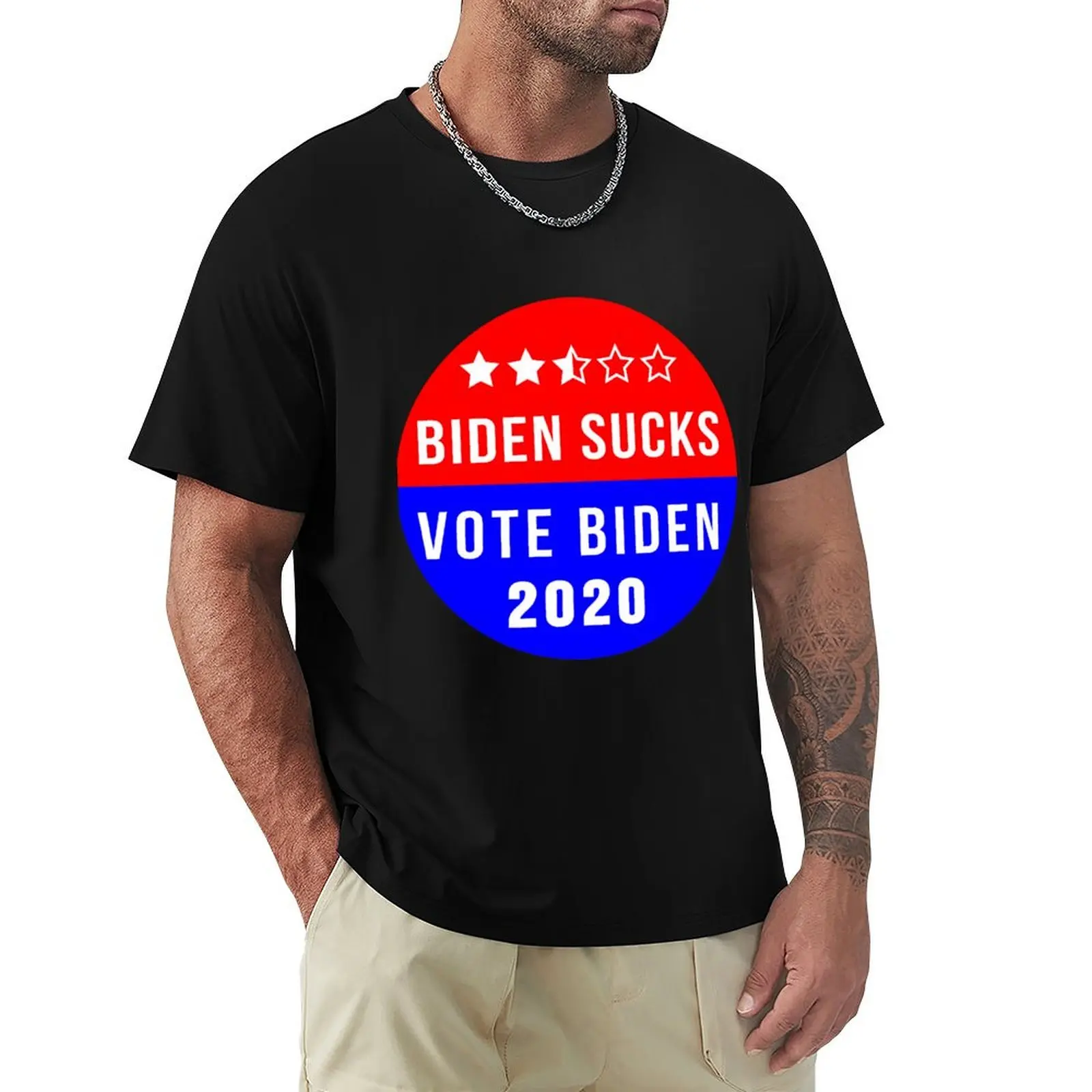 

BIDEN SUCKS VOTE BIDEN T-Shirt Aesthetic clothing oversize t-shirts man essential t shirt t shirts men