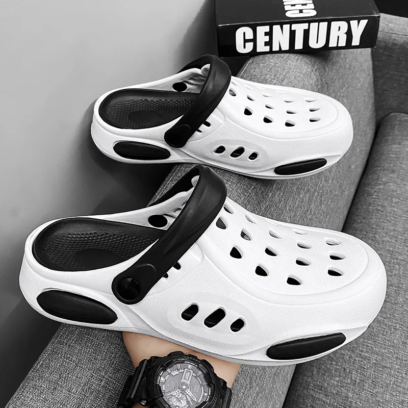 

Men's and Women's Summer 2025 New Outer Wear Cut Out Toe Slippers Outdoor Wading Sports Rafting Beach Sandals