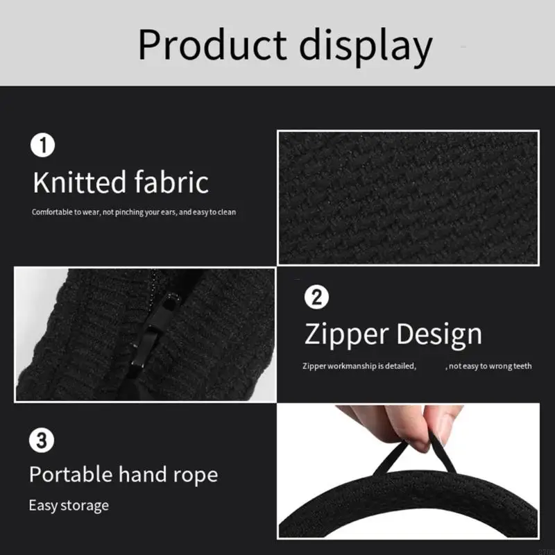 

270b Универсальные защитники для повязки на голову для наушников.