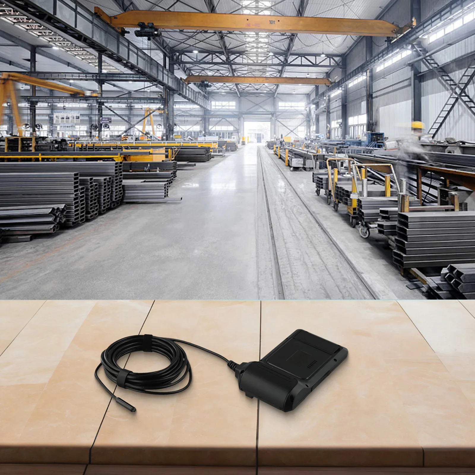 

Innovative Industrial Inspection Camera with an IPS Screen and LED Lighting Designed to Enhance Visibility in Dark Areas