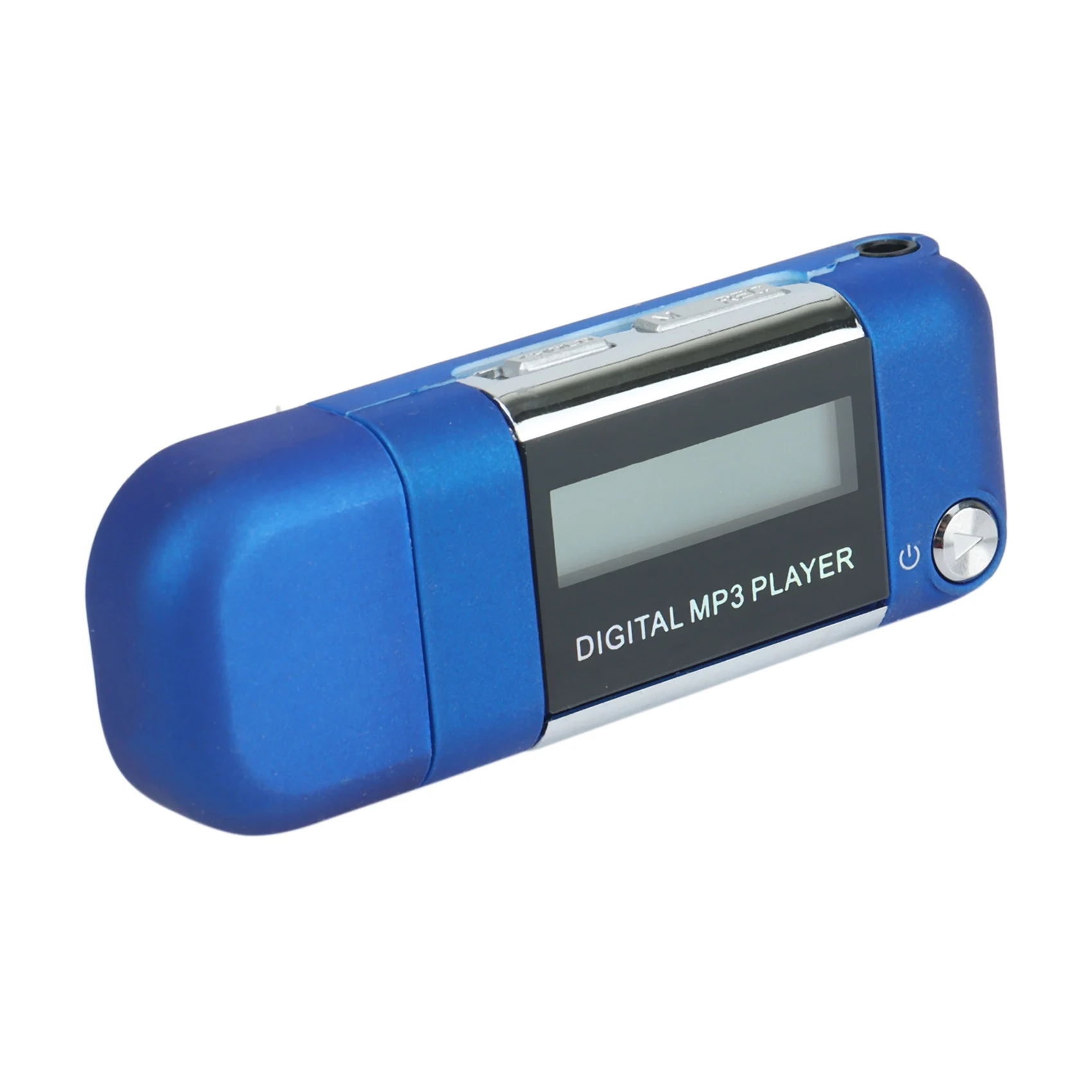 Mp3-speler 4GB U Disk-muziekspeler ondersteunt vervangbare AAA-batterij, opname (blauw) BH