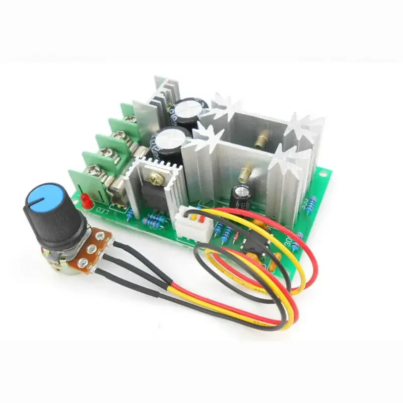 DC Motor DC 9V-60V 12V 24V 36V 48V 20A PWM Speed Controller Switch Control Converter High Power Electric Regulator Governor