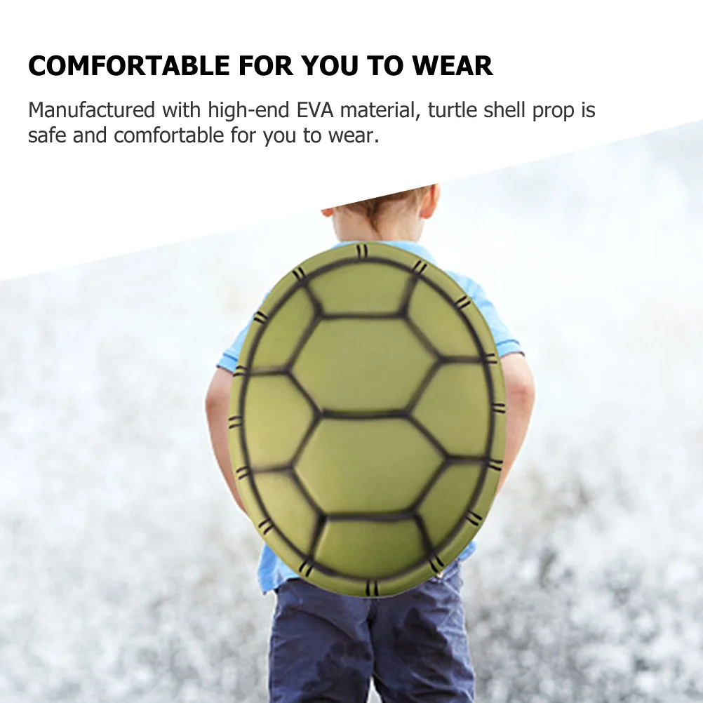 

2pcs EVA Turtle Shell Costume for Halloween Cosplay Party Photo Prop Novelty Backpack Dress Up Game Accessory