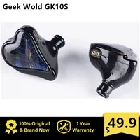 Geek Wold GK10S HiFi In Ear Monitor 1BA+2DD+2PZT Driver Wired Earphone Hybrid Music Headset With 0.78 2Pin Cable IEM GK100 GK200