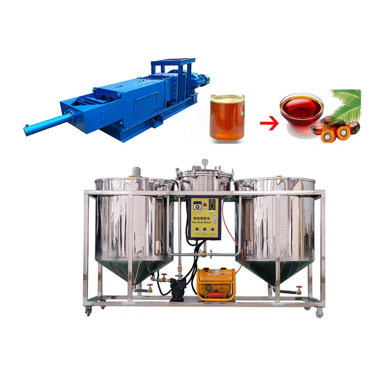 Factory Price Crude Oil Refining Machine Palm Kernel Peanut Oil Refinery Machine Production Line