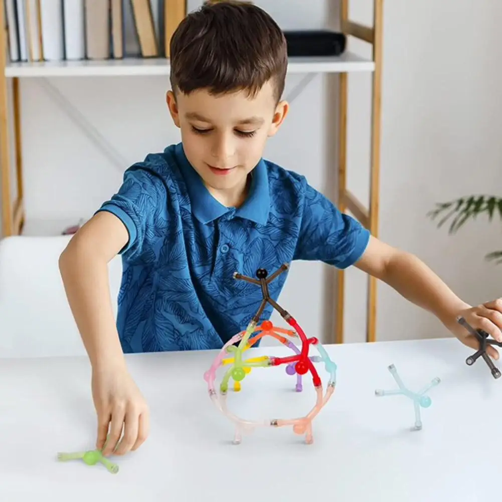 5/10 قطعة رجل مغناطيس الثلاجة ، ألعاب مغناطيسية بشرية لأشخاص الثلاجة ألعاب صغيرة بشرية ملونة مغناطيسية لتسلق الجدار الأشرار