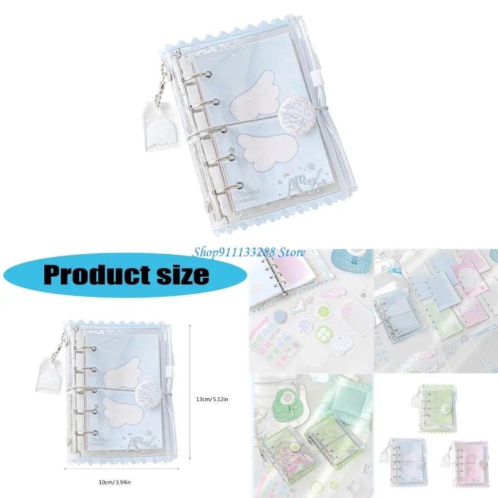 

Блокнот в форме конфетной сумки, блокнот в корейском стиле, дорожный блокнот, дневник, карточная книга, спирали, тетрадь для школы