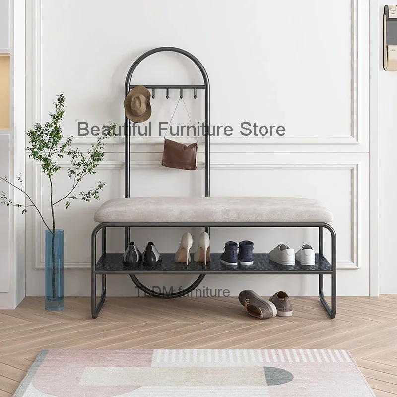 

Minimalist Shoe Rack Storage Bench With Bench Vertical Entryway Shoe Cabinets Dustproof Tool Scarpiere Entrance Room Furniture