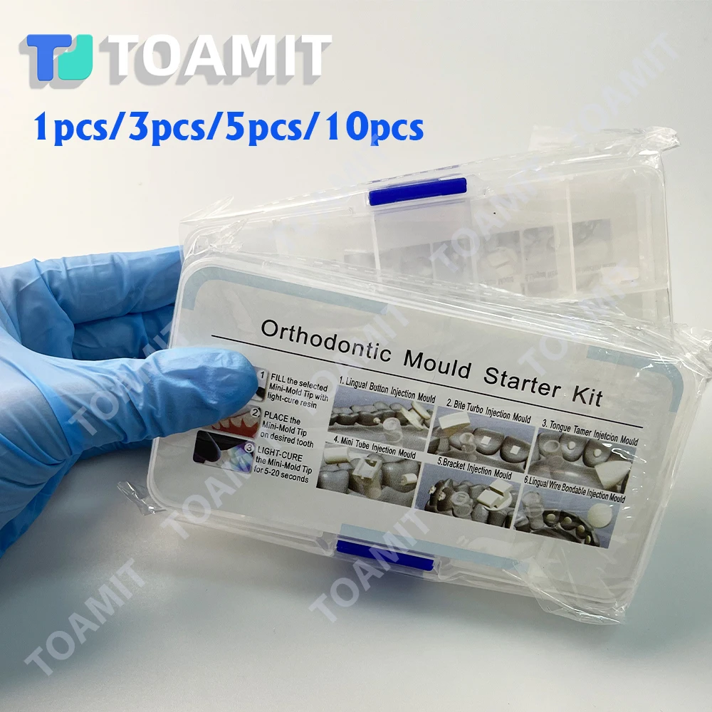 

Injection Mold Mould Starter Kit 1Set Orthodontic Mini Accessories Moulds Aesthetic Forming Tongue Tamer Lingual Button Dental