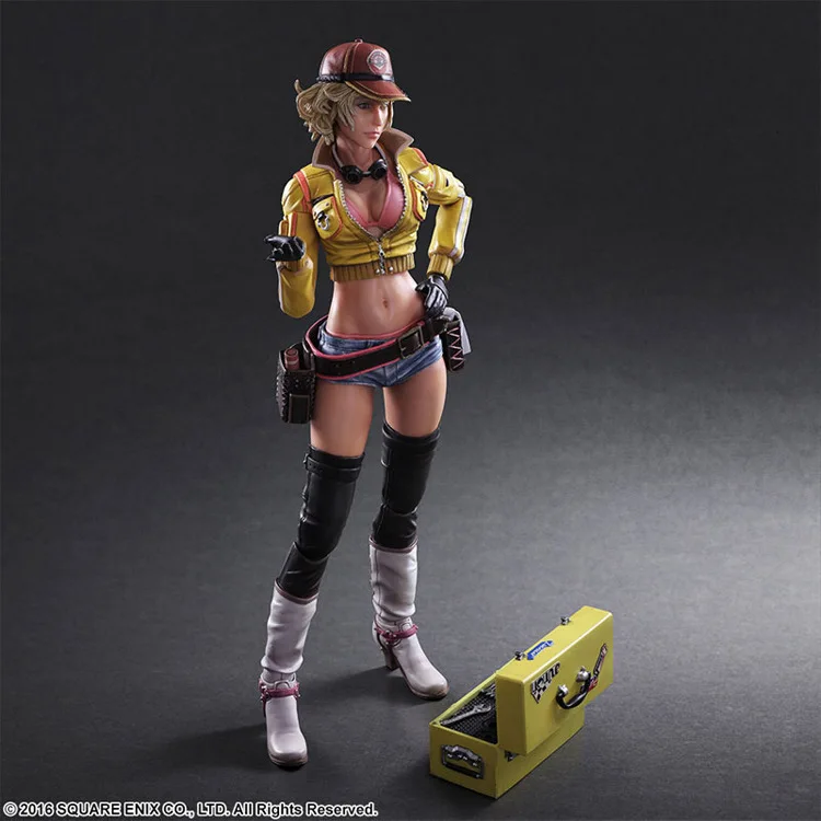 

New 23cm Play Arts Cindy Aurum Action Figure Doll Toys Pvc Collectible Toys For Childrens Surprise Gift