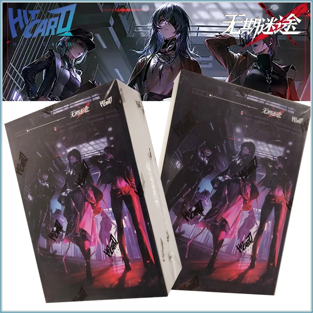 Original HITCARD Path To Nowhere Collection Cards Popular Character Light Shadow Freeze-frame Game Trading Cards Teenager Gifts
