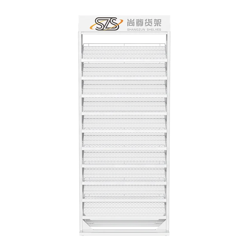 Factory Retail Nail Polish Wall Rack Display Stand and Perfume Display Shelf With Logo on Two Side and Top