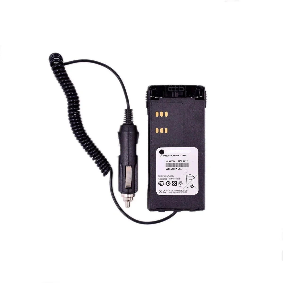 Car Charger Line Battery Eliminator for MOTOROLA GP320/328/338/340/360/380/640