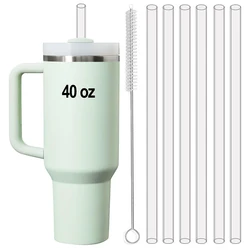Straws for Stanley Cup, Straw for Stanley Cup 40 OZ, Replacement Straw for Stanley 40oz Tumbler, Tritan Straws with Straw Cleane