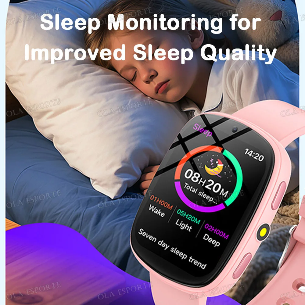 2026 Kids Games Smartwatch 1.83''HD Screen Camera 22 Interesting Games Sleep Monitor Alarm Clock Calculator Children Watch MA27 view 4