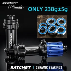 RYET Road Bike Hubs SuperLight 238g 36T Rachet Centerlock Ceramic Bearing Road Disc Brake Bicycle Hubsets Cycling Accessories