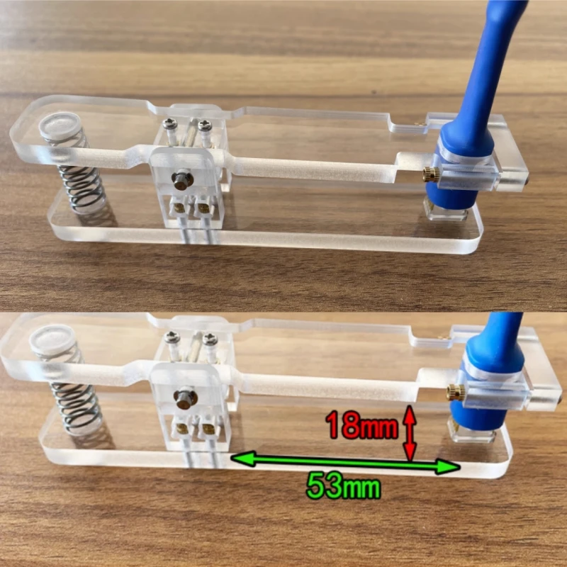Imagem -03 - Ultra Long Spring Clip Burning Needle Queimando Cabo de Escrita Baixar Cabo sem Chip de Desmontagem Mãos Livres 1pc
