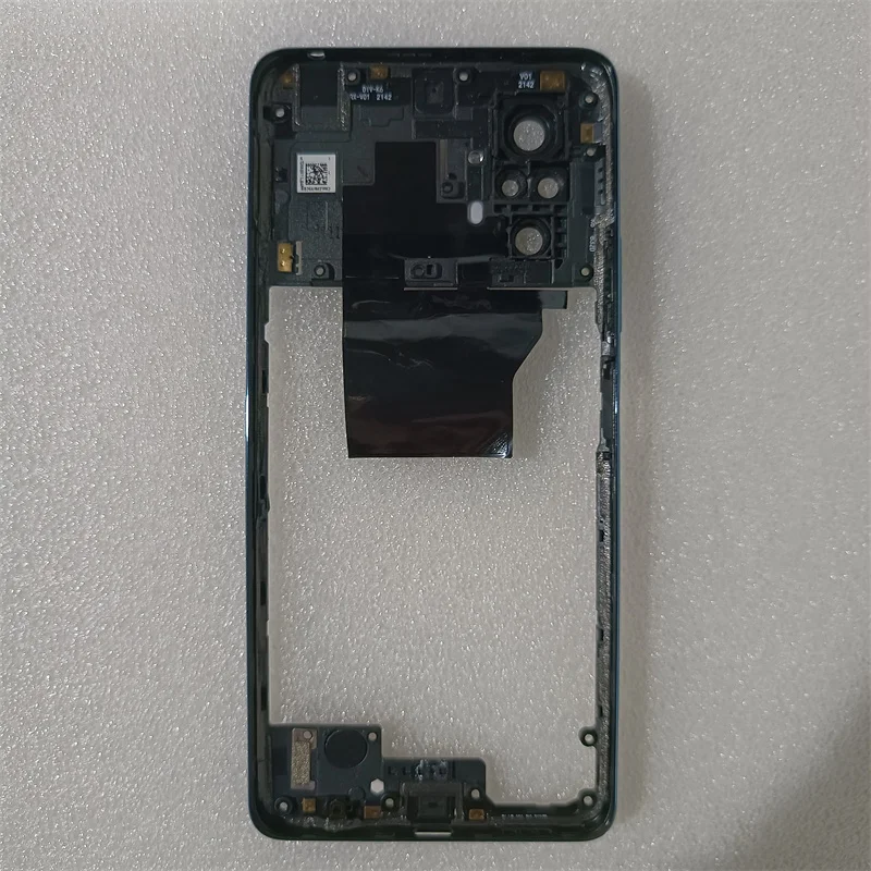 Middle Frame For Xiaomi Redmi Note 10 Pro 4G M2101K6G Middle Frame Front Housing Bezel Replacement Part With Side Button Key