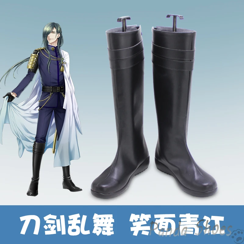 

Nikkari Aoe Game The Sword Dance Cosplay Shoes Anime Cos Comic Cosplay Costume Prop Shoes for Con Halloween Party