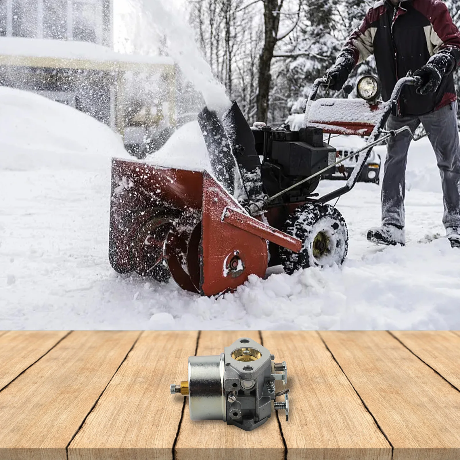 

Improved Fuel Efficiency with For Tecumseh HM100 Carburetor Replacement Kit Easy Maintenance Enhanced Snowblowing Experience