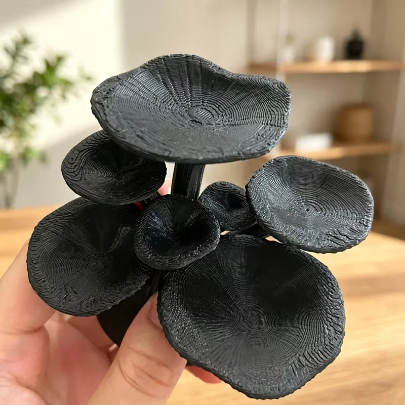 Mushroom-Shaped Storage Rack Creative Desktop Decoration Jewelry Display Stand Unique Mystical Fungus Design Organizer