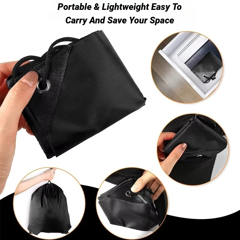 Waterproof Foldable Gym Bag Bundle Pocket Drawstring Fitness Backpack Shop Hiking Camping Swimming Men Women Sports Bags Unisex