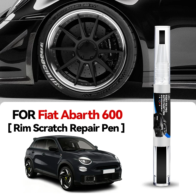 

Ручка-карандаш для ремонта краски колесных дисков Hot Wheel, для FIAT Abarth 600E 2024-2025, аксессуары для ремонта царапин, красный 159, белый