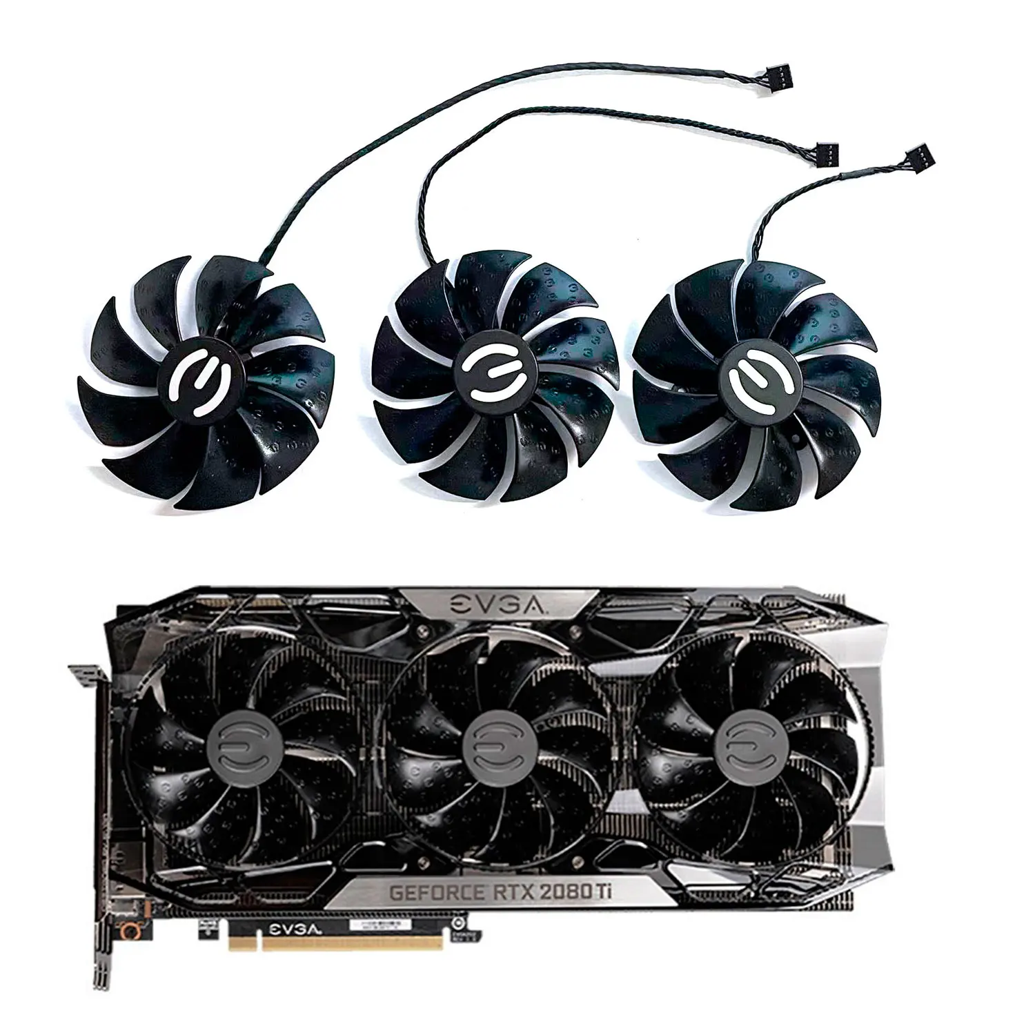 PLD09220S12H 4PIN EVGA RTX 2070 2080 GPU FAN For EVGA RTX 2080 Ti FTW3 Ultra 2070 Super RTX2080 Graphics Video Card Cooling Fan