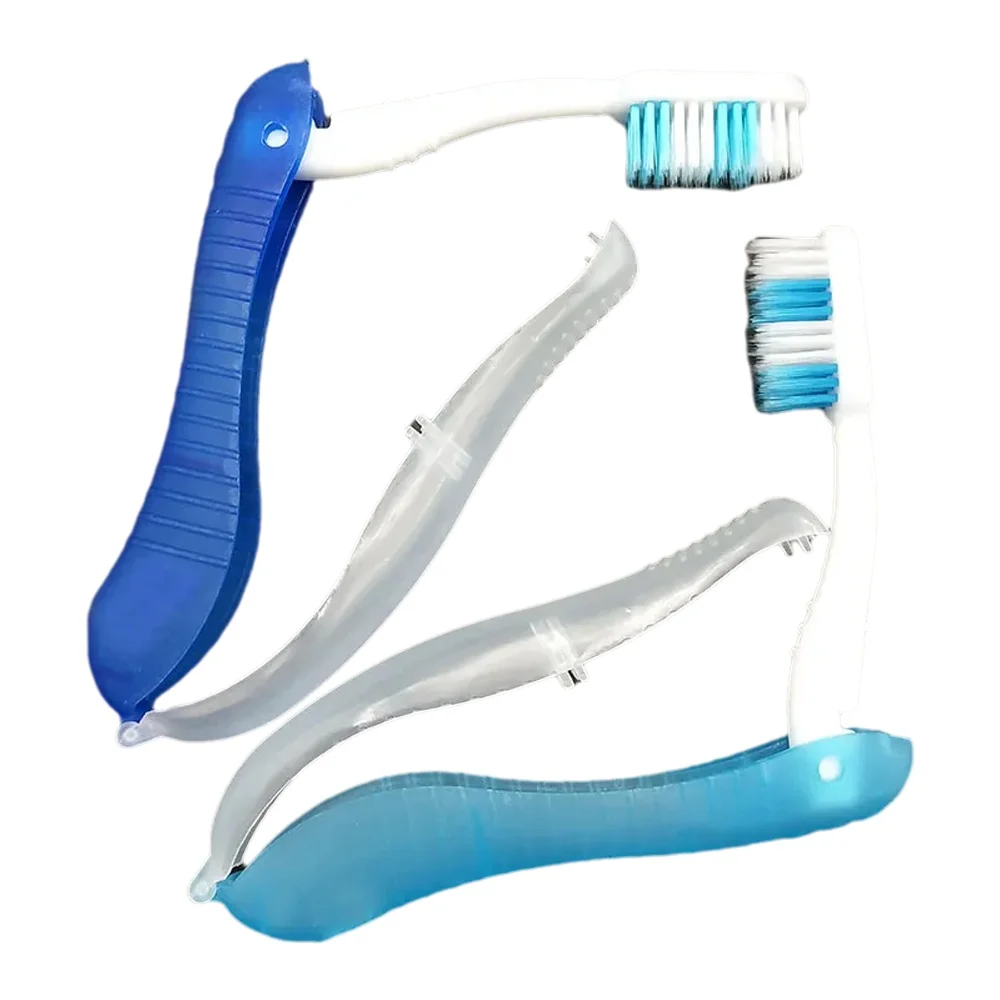 Nouvelle hygiène orale Portable jetable pliable voyage Camping brosse à dents randonnée brosse à dents outils de nettoyage des dents 2023 vente en gros