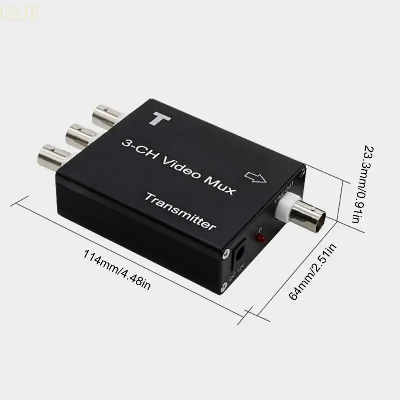 U2JE Video Multiplexer Distribution to Three Displays for Security Systems