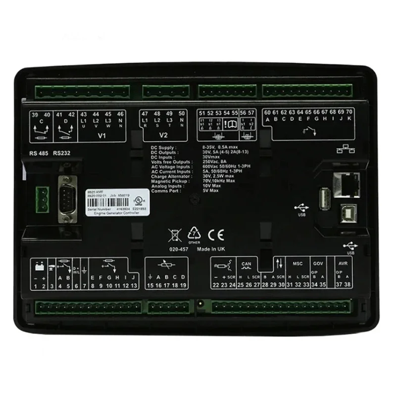 DSE8620 MKII Original Deep Sea Diesel Generator Controller Control Module Panel