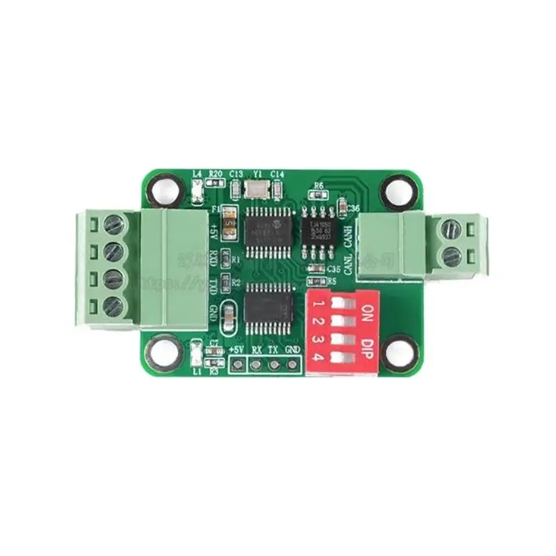 TTL Serial a CAN Bus a RS232 a módulo de datos de comunicación transparente
