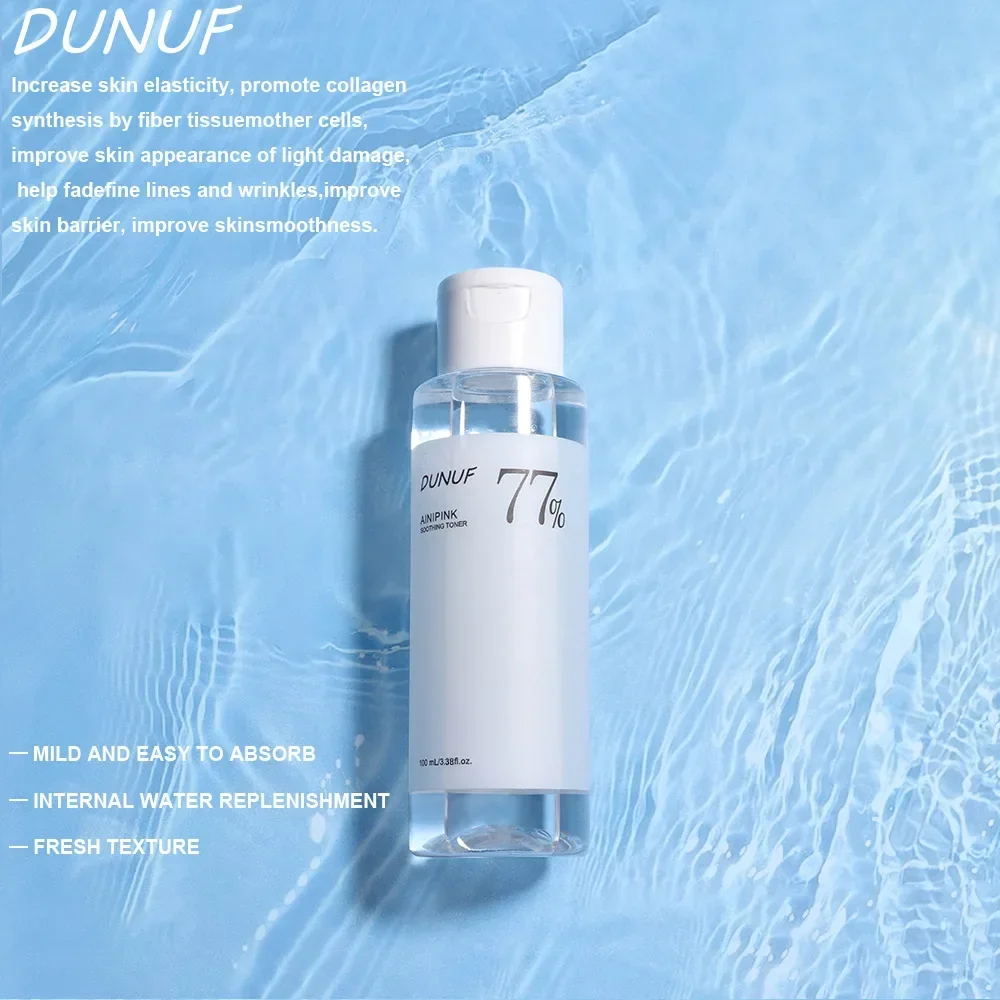 DUNUF Neue 100ML 77% Hautpflege Set Feuchtigkeitsspendende Toner Reinigung Öl Quercetin Poren Tiefen Reinigung Schaum Hautpflege Produkte entferner