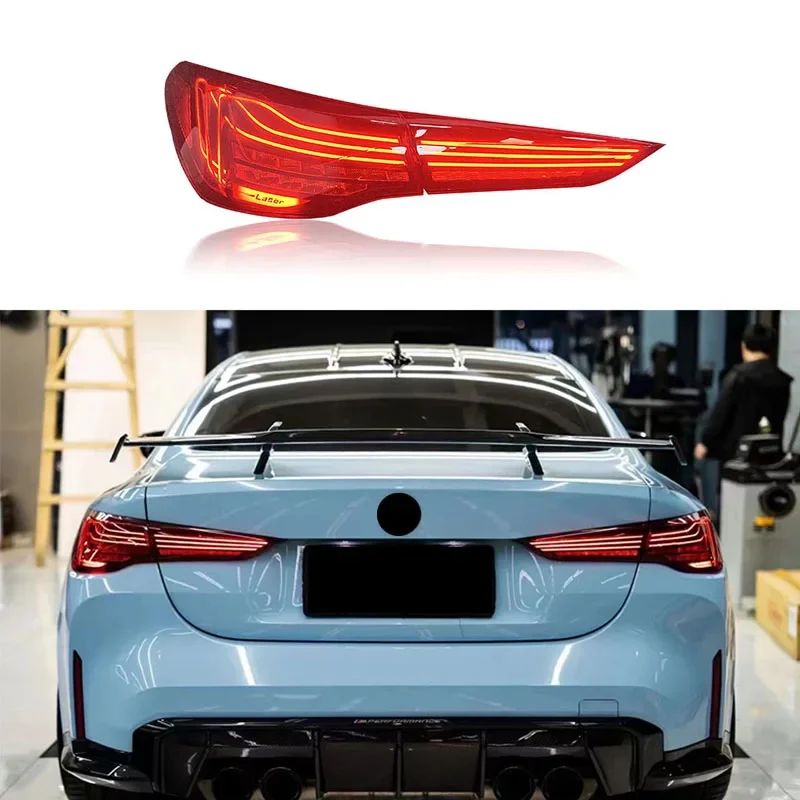 

Upgrade New M4 CSL G22 G82 Taillight Assembly For2020-2022 BMW 4 Series G22 G82 CSL Taillight Tail Light Back Light Accessories