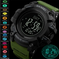 SKMEI Luxury Mens Sports Watches Outdoor Digital Watch Men Pedometer Calories Altimeter Compass Thermometer Weather Men Watches