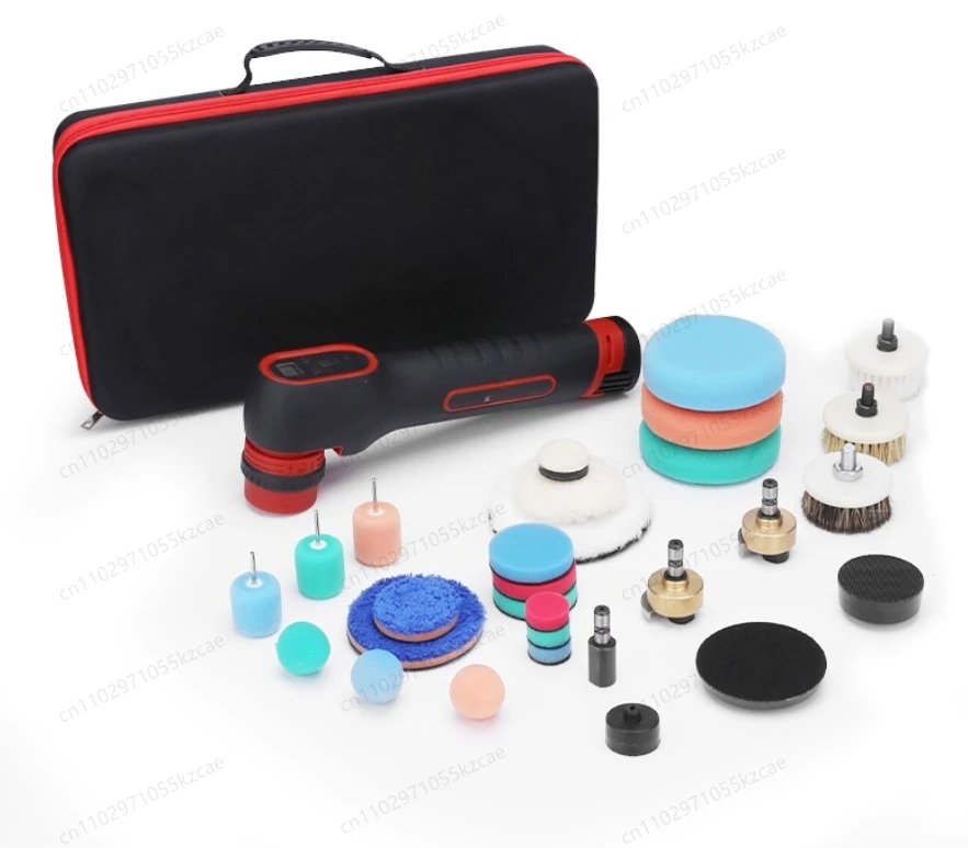 Cordless Mini Car Polisher – Brushless Motor Detail Polishing Machine with Adjustable Speed & Quick-Change Heads