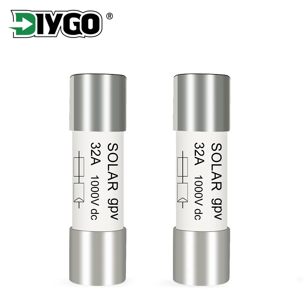 

Solar DC 1000V PV Fuse 1A 2A 3A 4A 5A 6A 8A 10A 15A 20A 25A 30A 32A High Voltage for Solar System Protection
