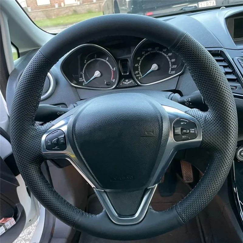 ชุดสายไฟสวิตช์ควบคุมความเร็วอัตโนมัติยอดนิยม ชุดแต่งขอบพวงมาลัย ปุ่มสำหรับ Ford Fiesta MK7 MK8 Ecosport 2013 99E740AA321434